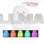 Ночник-игрушка силиконовый детский Пингвин Led c USB зарядкой